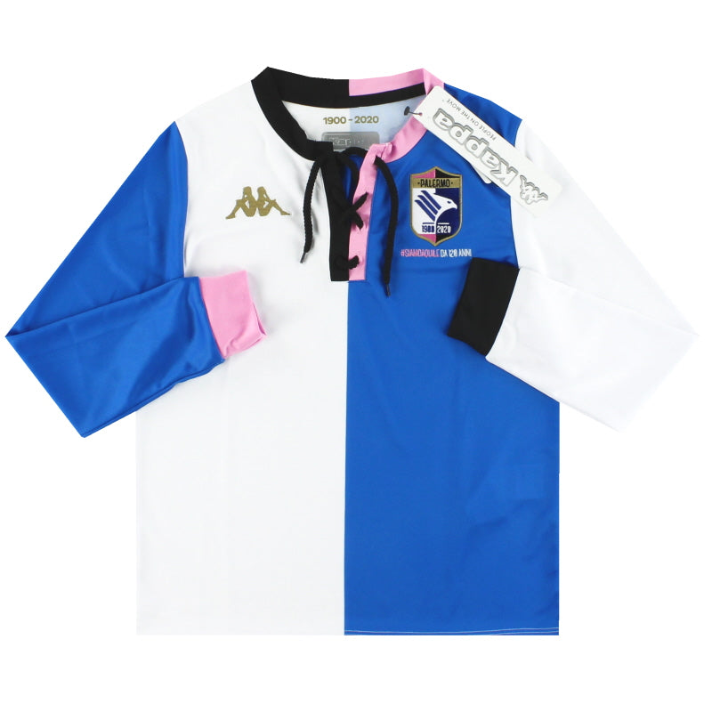 2020-21 Palermo Kappa Kombat '120 Year' Third Shirt *BNIB* L/S L.Boys Football Shirt