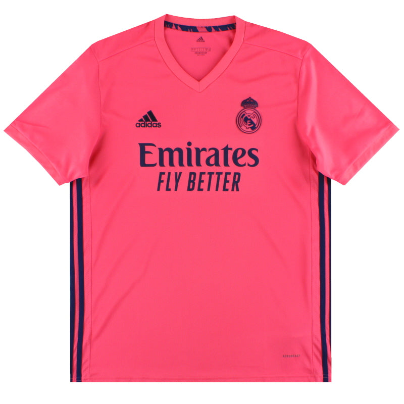 2020-21 Real Madrid adidas Away Shirt *Mint* L Football Shirt