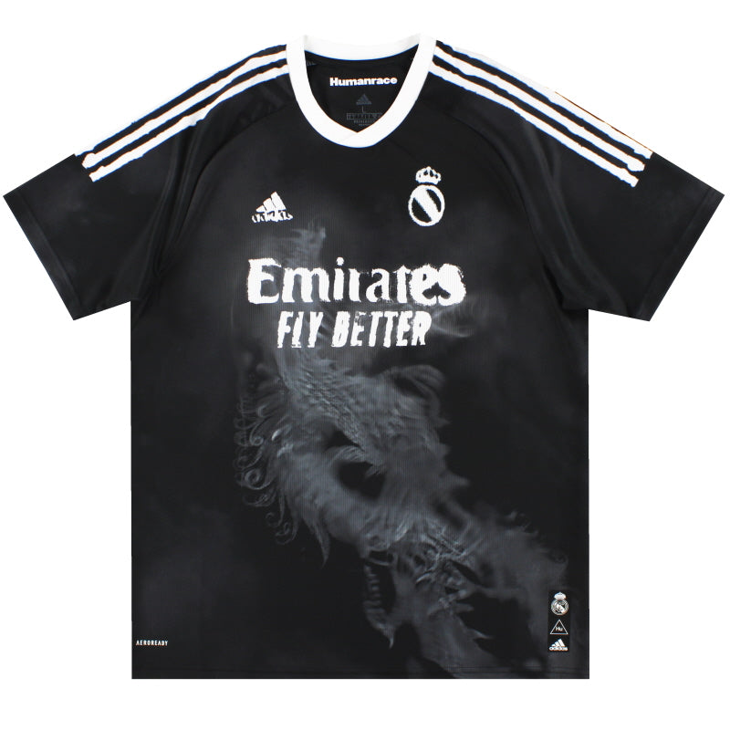 2020-21 Real Madrid adidas Human Race Shirt XL Football Shirt