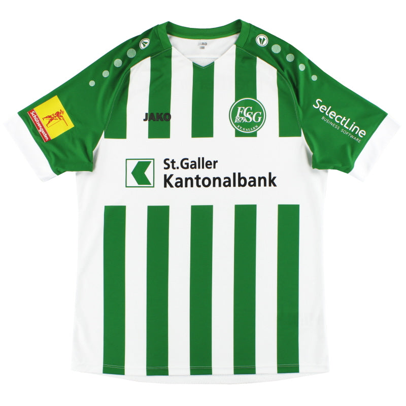 2020-21 St Gallen Jako Home Shirt *As New* Football Shirt