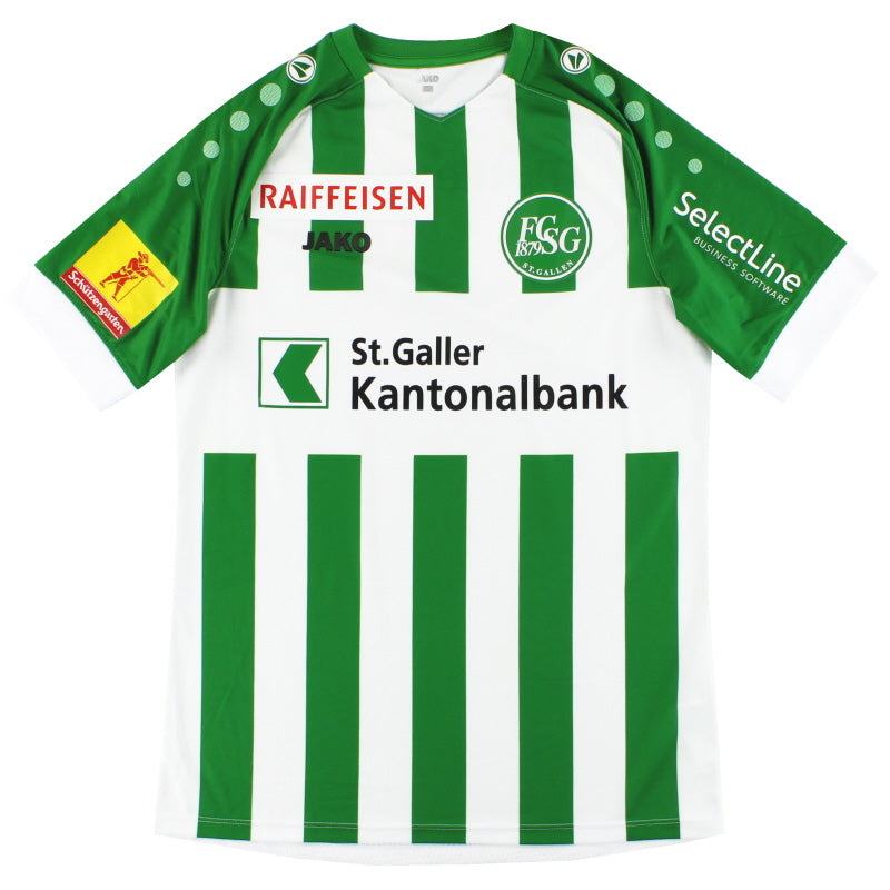 2020-21 St Gallen Jako Home Shirt *As New* Football Shirt