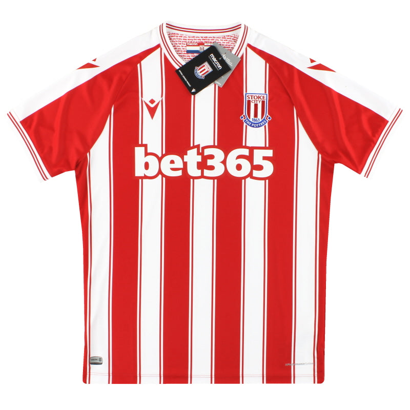 2020-21 Stoke City Macron Home Authentic Shirt *w/tags* Football Shirt