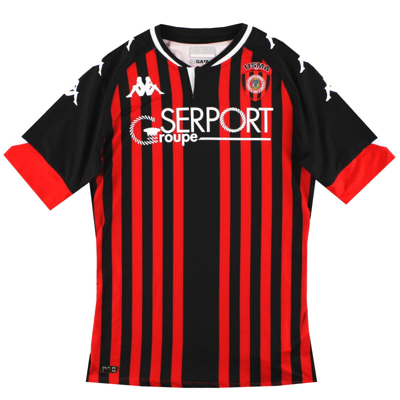 2020-24 USM Alger Kappa Kombat Pro Home Shirt *As New* M Football Shirt