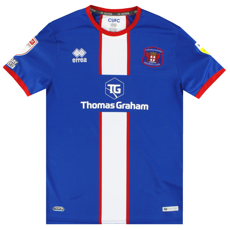 2021-22 Carlisle Errea Home Shirt *As New* M Football Shirt