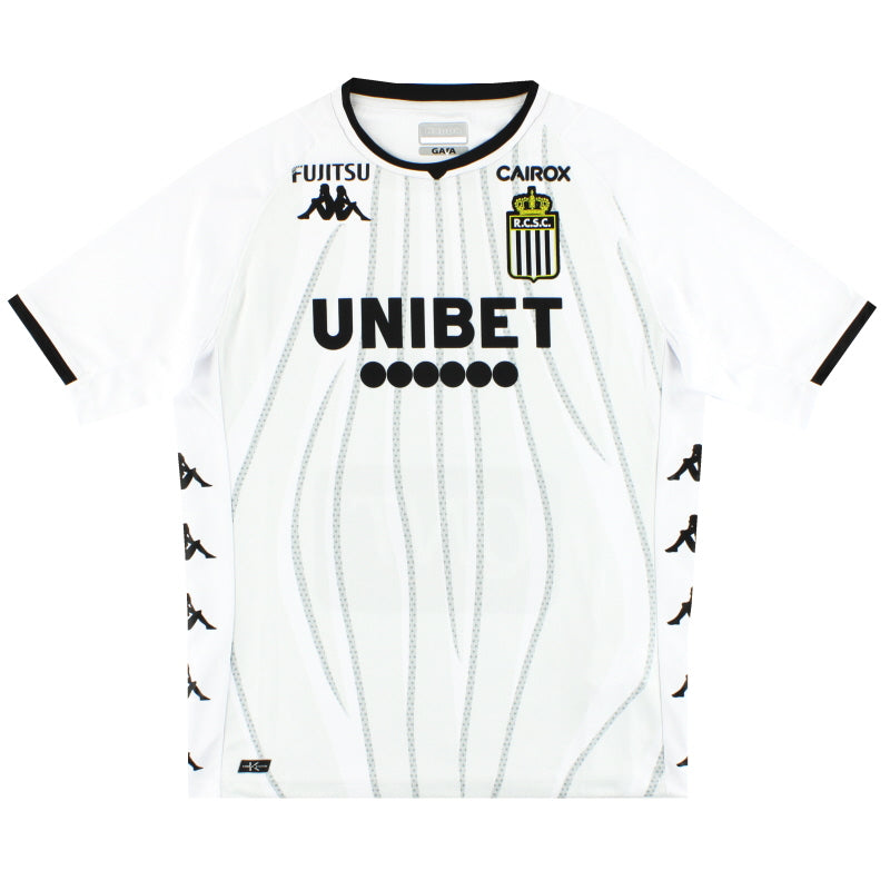 2021-22 Charleroi Kappa Kombat Away Shirt *As New* Football Shirt