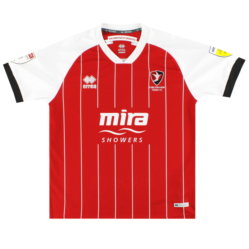 2021-22 Cheltenham Town Errea Home Shirt *As New* L Football Shirt