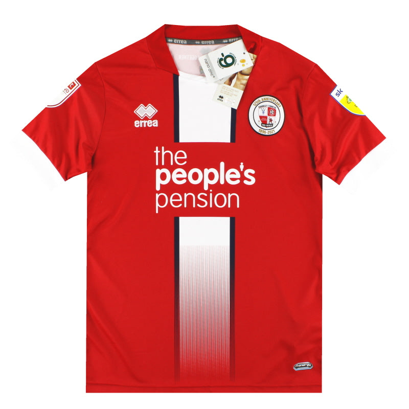 2021-22 Crawley Town Errea '125 Year' Home Shirt *w/tags* M Football Shirt