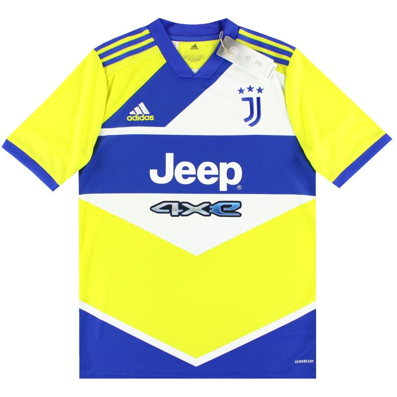 2021-22 Juventus adidas Third Shirt *BNIB* L.Boys Football Shirt