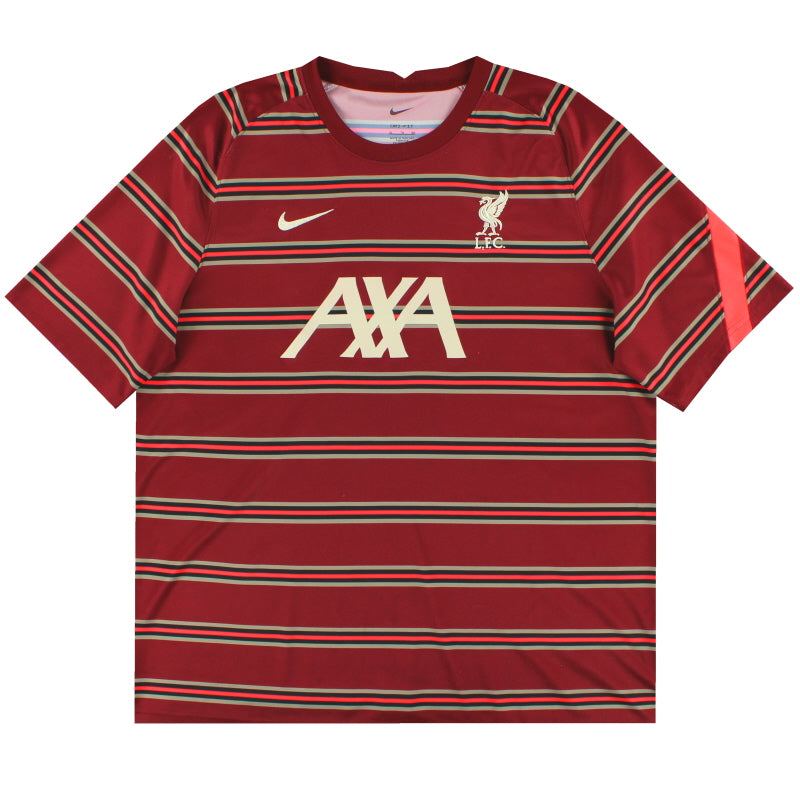 2021-22 Liverpool Nike Pre Match Training Shirt XL Training Shirt
