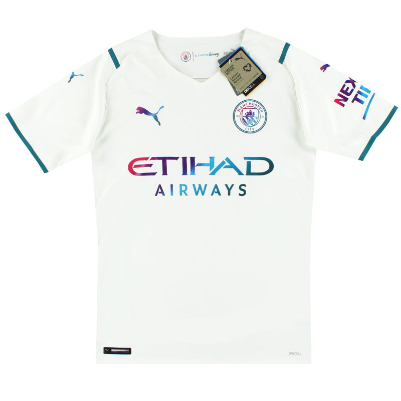 2021-22 Manchester City Puma Player Issue Away Shirt *w/tags* M Football Shirt