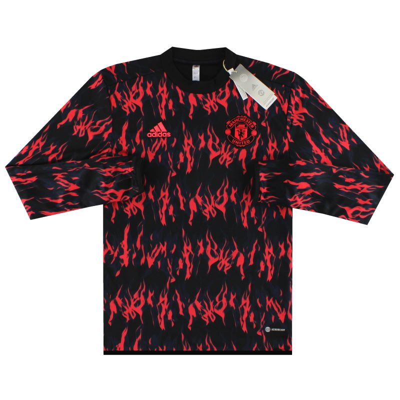 2021-22 Manchester United adidas Pre Warm Up Sweatshirt *BNIB* XS Sweatshirt