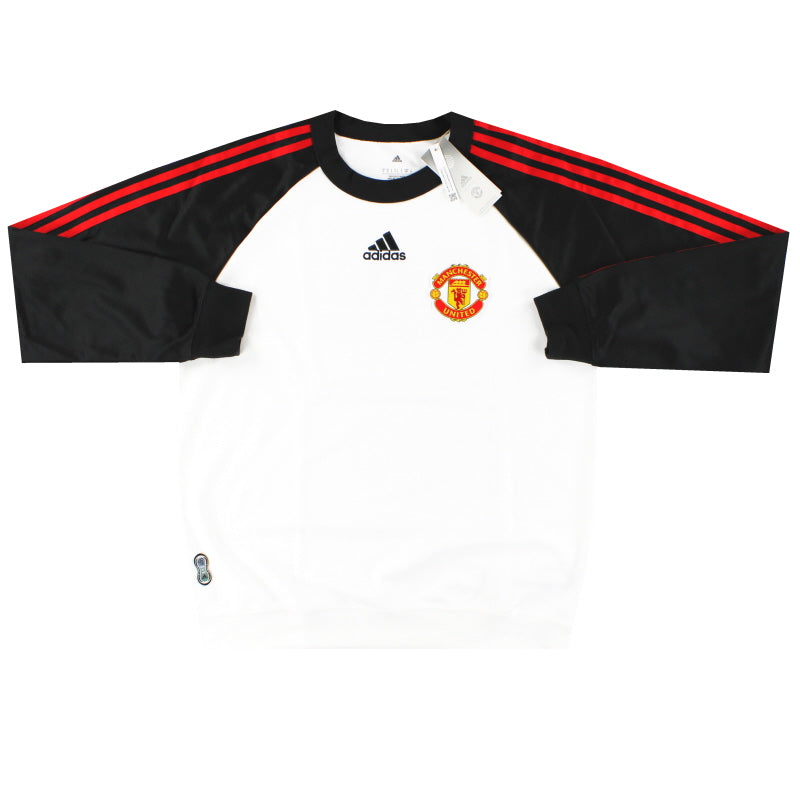 2021-22 Manchester United adidas Teamgiest Training Crew Sweatshirt *w/tags* S Sweatshirt