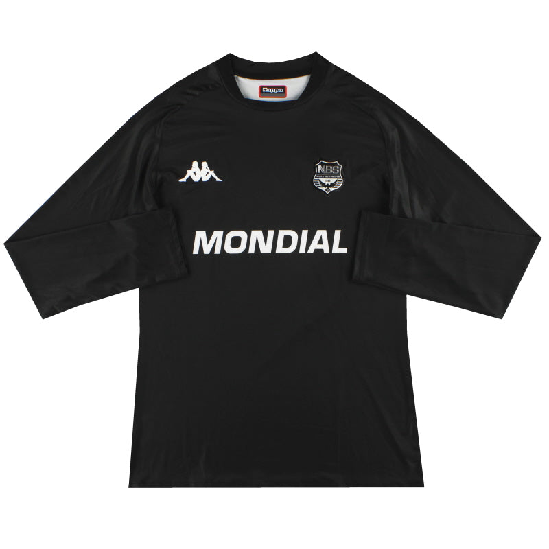 2021-22 Nazailli Belediyespor Kappa Black Goalkeeper Shirt *As New* XL Football Shirt
