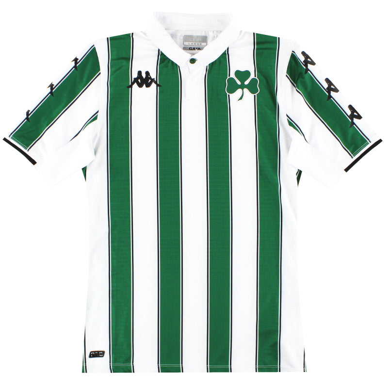 2021-22 Panathinaikos Kappa Pro Kombat Home Shirt L Football Shirt