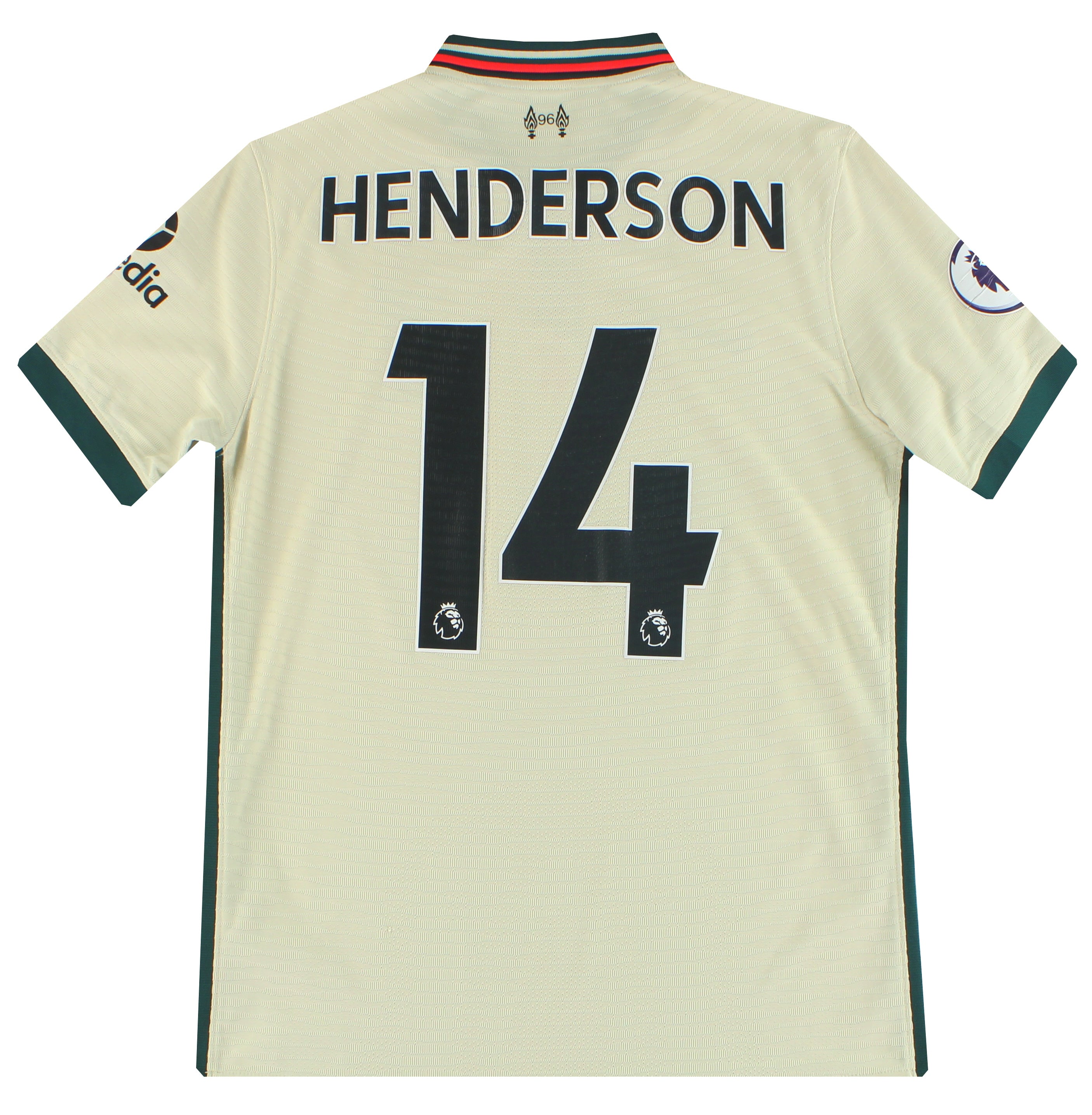 2021-22 Liverpool Nike Vapor Away Shirt Henderson #14 M