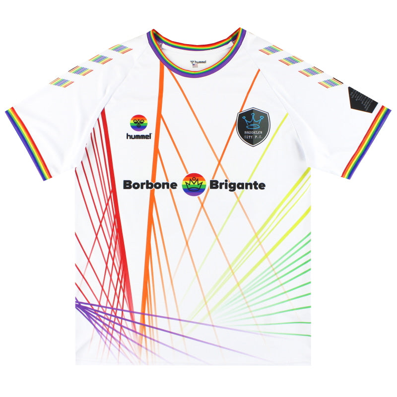 2021 Brooklyn City Hummel Pride Fan Shirt #49 *As New* M Football Shirt