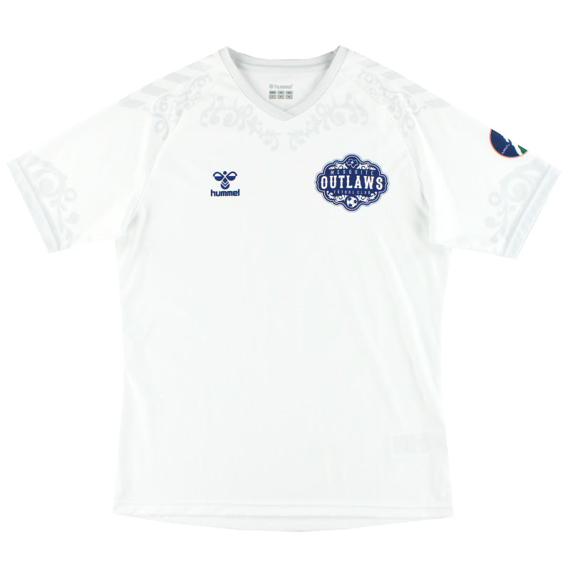 2021 Mesquite Outlaws Hummel Away Shirt *As New* L Football Shirt