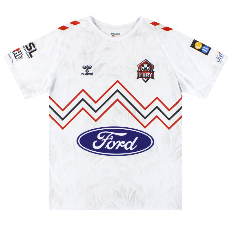 2021 Ontario Fury Hummel Away Shirt *As New* L Football Shirt