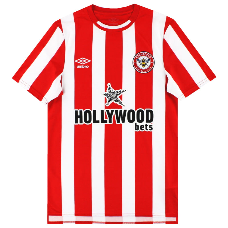 2022-23 Brentford Umbro Home Shirt *As New* L Football Shirt