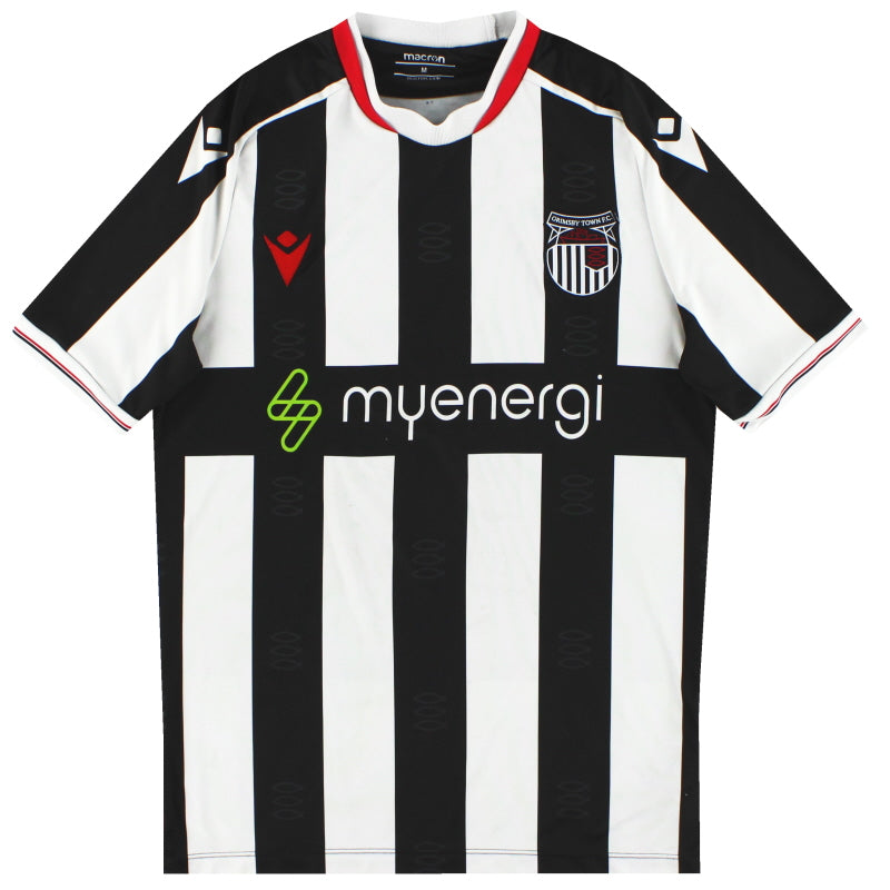 2022-23 Grimsby Town Macron Home Shirt M Football Shirt