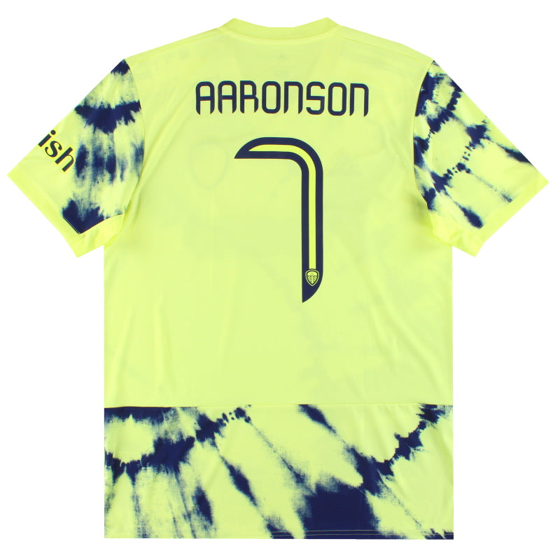 2022-23 Leeds adidas Away Shirt Aaronson #7 *As New* L Football Shirt