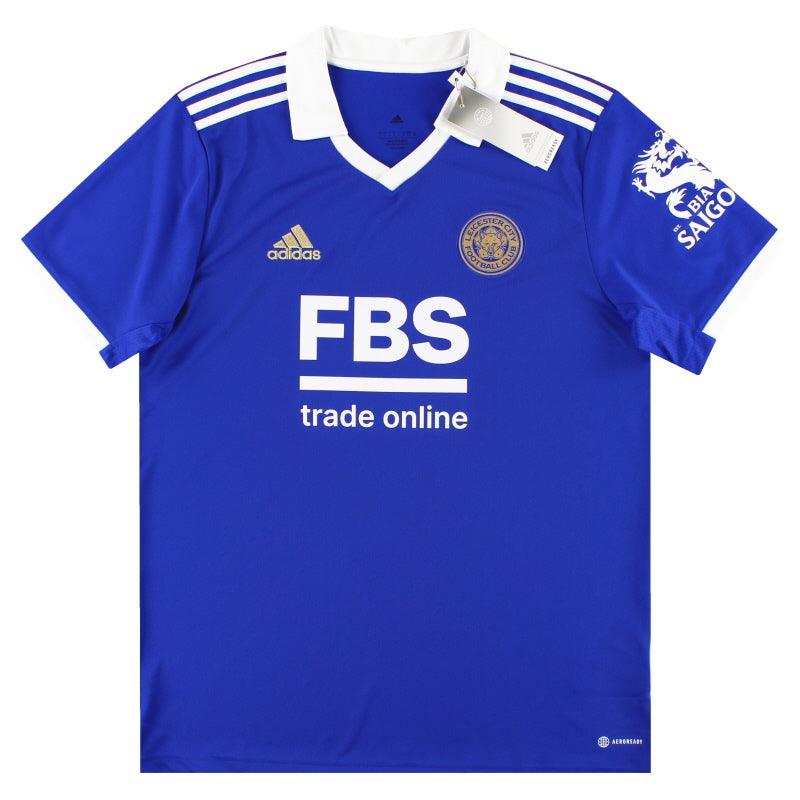 2022-23 Leicester adidas Home Shirt *BNIB* L Football Shirt