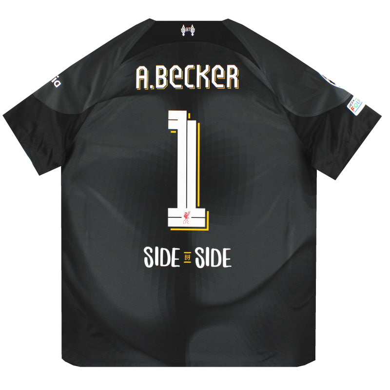 2022-23 Liverpool Nike Goalkeeper Shirt A.Becker #1 *w/tags* XL Football Shirt