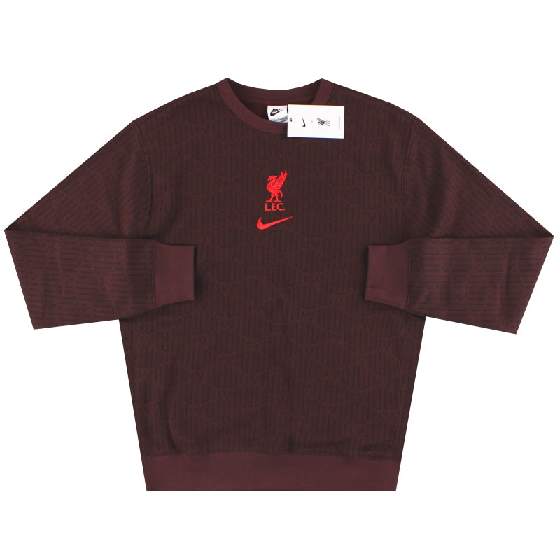 2022-23 Liverpool Nike NSW Club Crew Sweatshirt *BNIB* M Sweatshirt