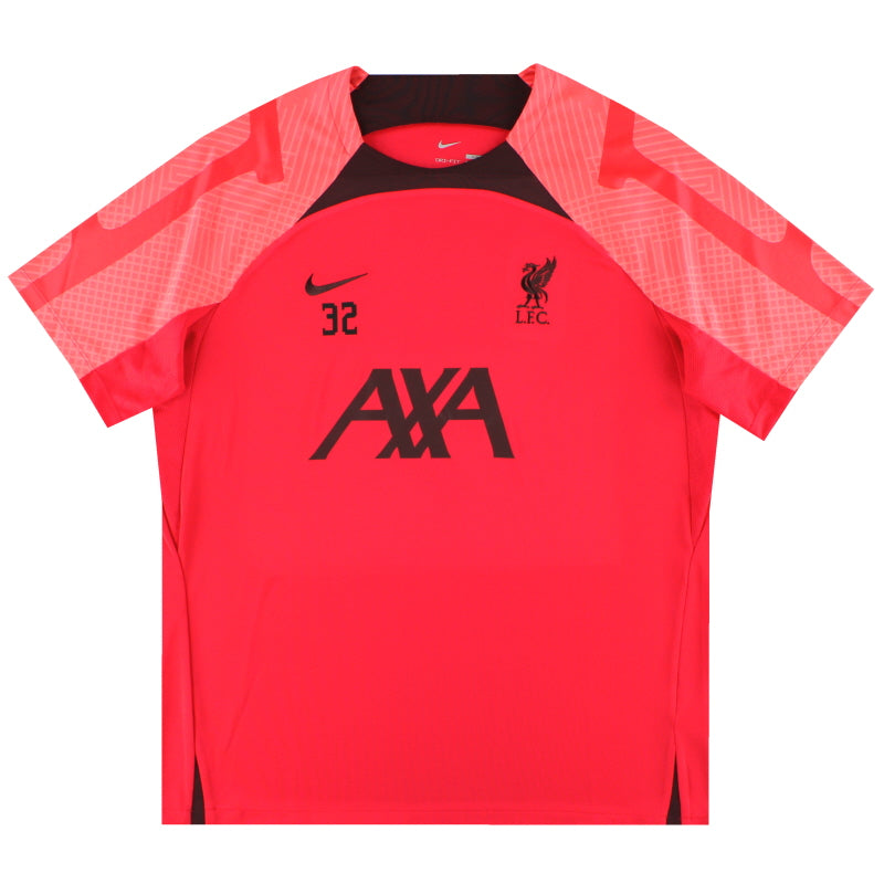 2022-23 Liverpool Nike Player Issue Training Shirt #32 *As New* XL Training Shirt