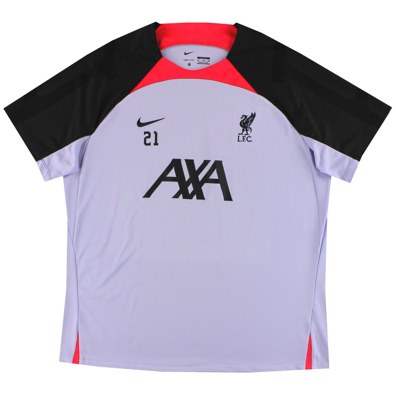 2022-23 Liverpool Nike Player Issue Training Shirt #21 XXL Training Shirt
