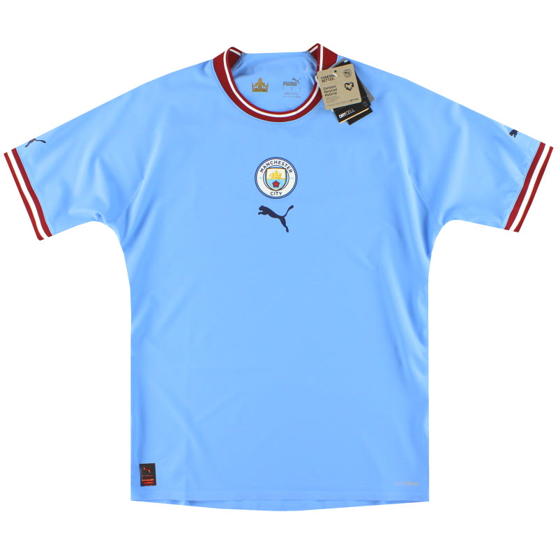 2022-23 Manchester City Puma Player Issue Home Shirt *w/tags* L Football Shirt