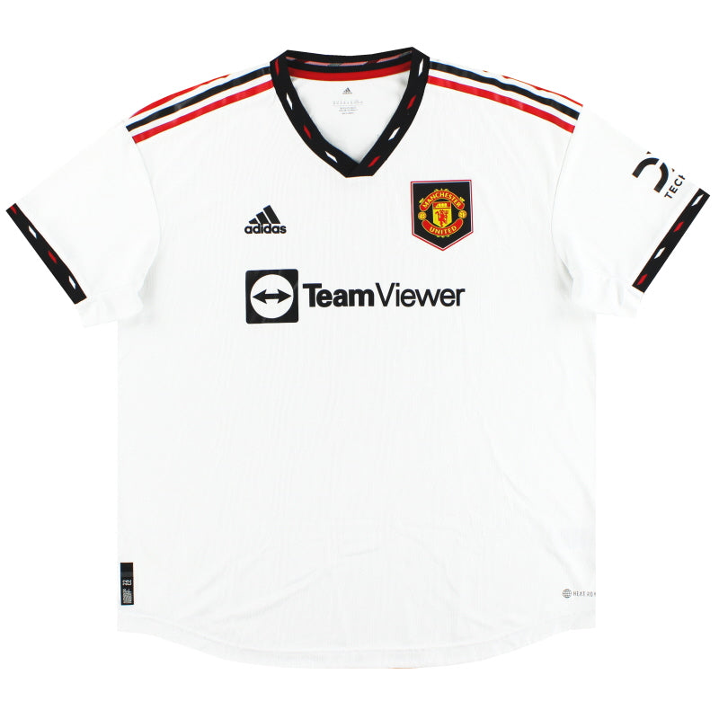 2022-23 Manchester United adidas Authentic Away Shirt XXL Football Shirt