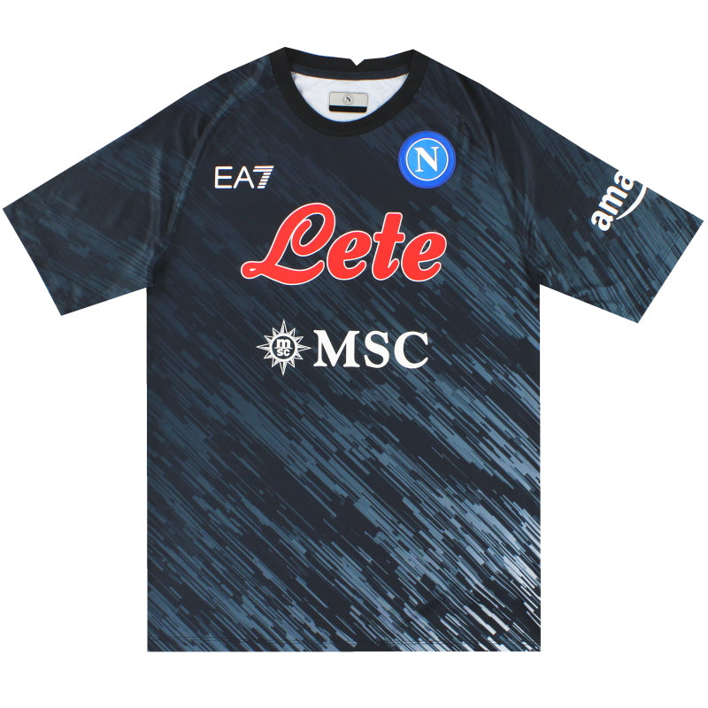 2022-23 Napoli EA7 Third Shirt *As New* L Football Shirt