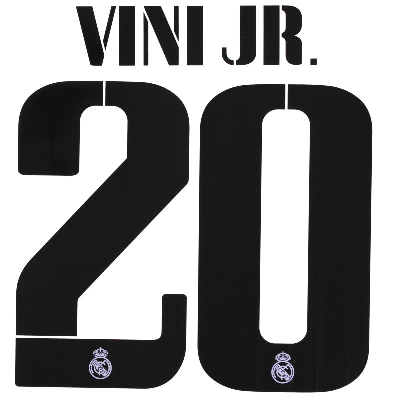2022-23 Real Madrid Vini Jr. #20 CL Home Name Set *BNIB* Football Shirt