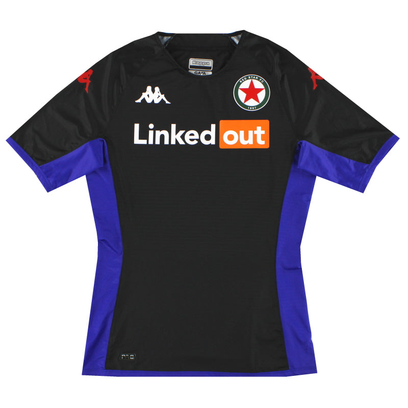 2022-23 Red Star FC Kappa Kombat Away Shirt *As New* L Football Shirt