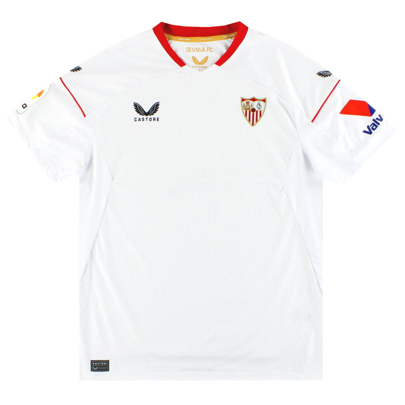 2022-23 Sevilla Castore Home Shirt *As New* Football Shirt