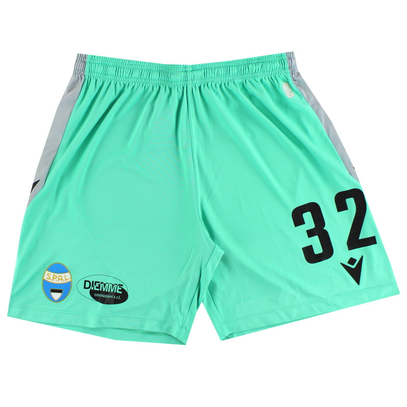 2022-23 SPAL Macron Player Issue Away Shorts #32 *As New* L Football Shorts