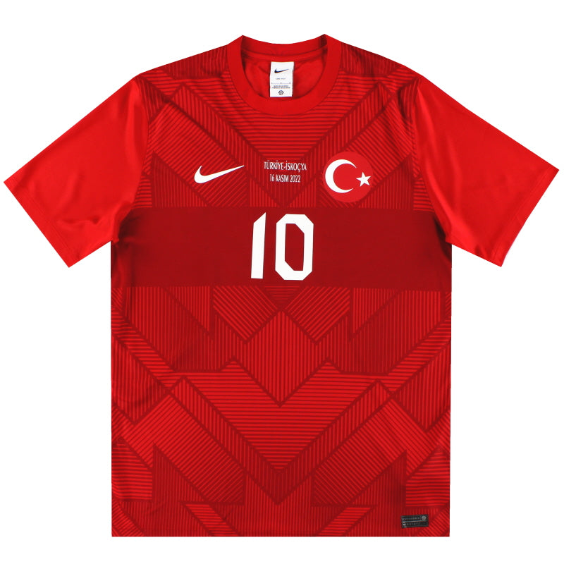 2022-23 Turkey Nike Away Shirt #10 *As New* L Football Shirt
