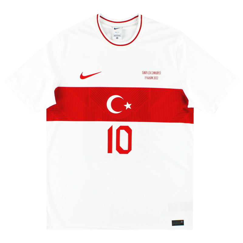 2022-23 Turkey Nike Home Shirt #10 *As New* L Football Shirt