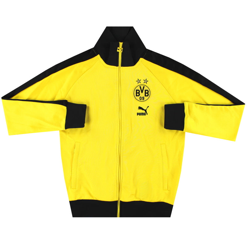 2023-24 Borussia Dortmund Puma FtblHeritage T7 Track Jacket *As New* S Jacket