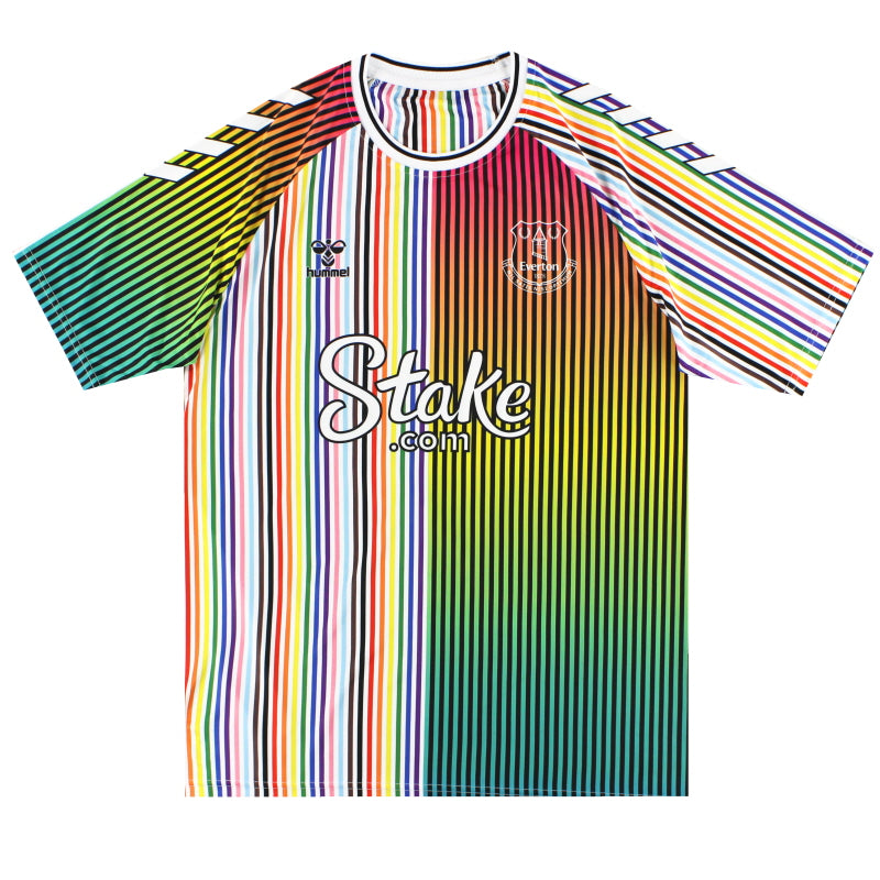 2023-24 Everton Hummel Equality Limited Edition Shirt *As New* L Football Shirt