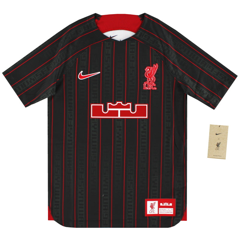2023-24 Liverpool Nike x LeBron James Limited Edition Shirt *w/tags* M.Boys Football Shirt
