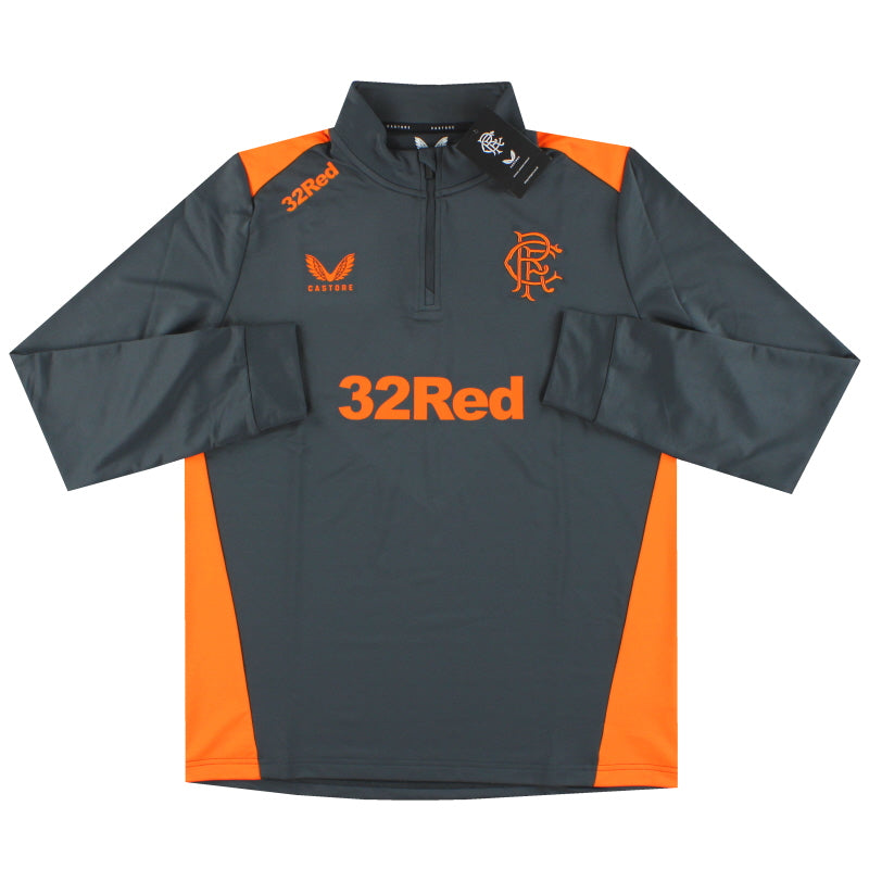 2023-24 Rangers Castore Coaches 1/4 Zip Training Top *BNIB* Football Shirt
