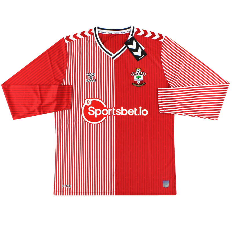 2023-24 Southampton Hummel Home Shirt L/S *BNIB* Football Shirt