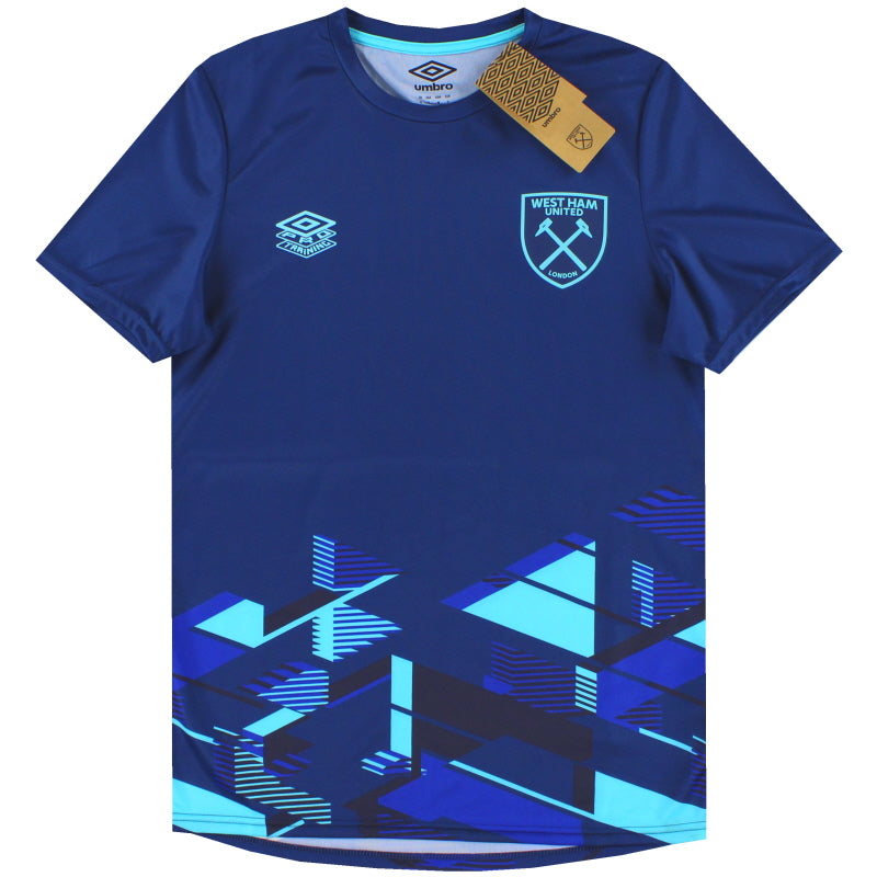 2023-24 West Ham Umbro Warm Up Shirt *BNIB Football Shirt