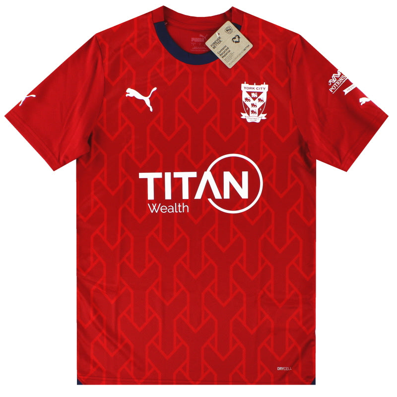 2023-24 York City Puma Home Shirt *BNIB* S Football Shirt