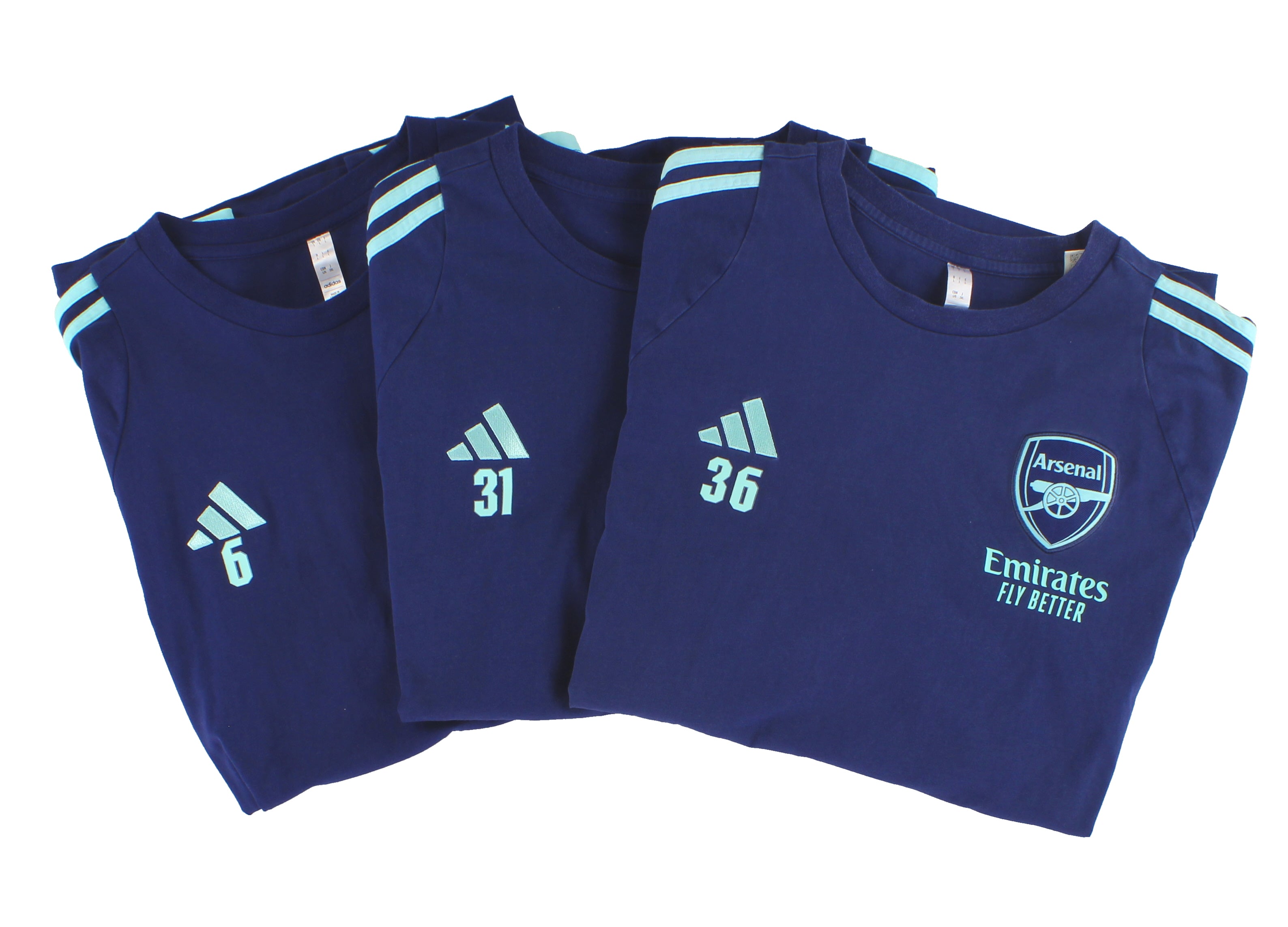 2024-25 Arsenal adidas Player Issue Tiro 24 Cotton Football Tee