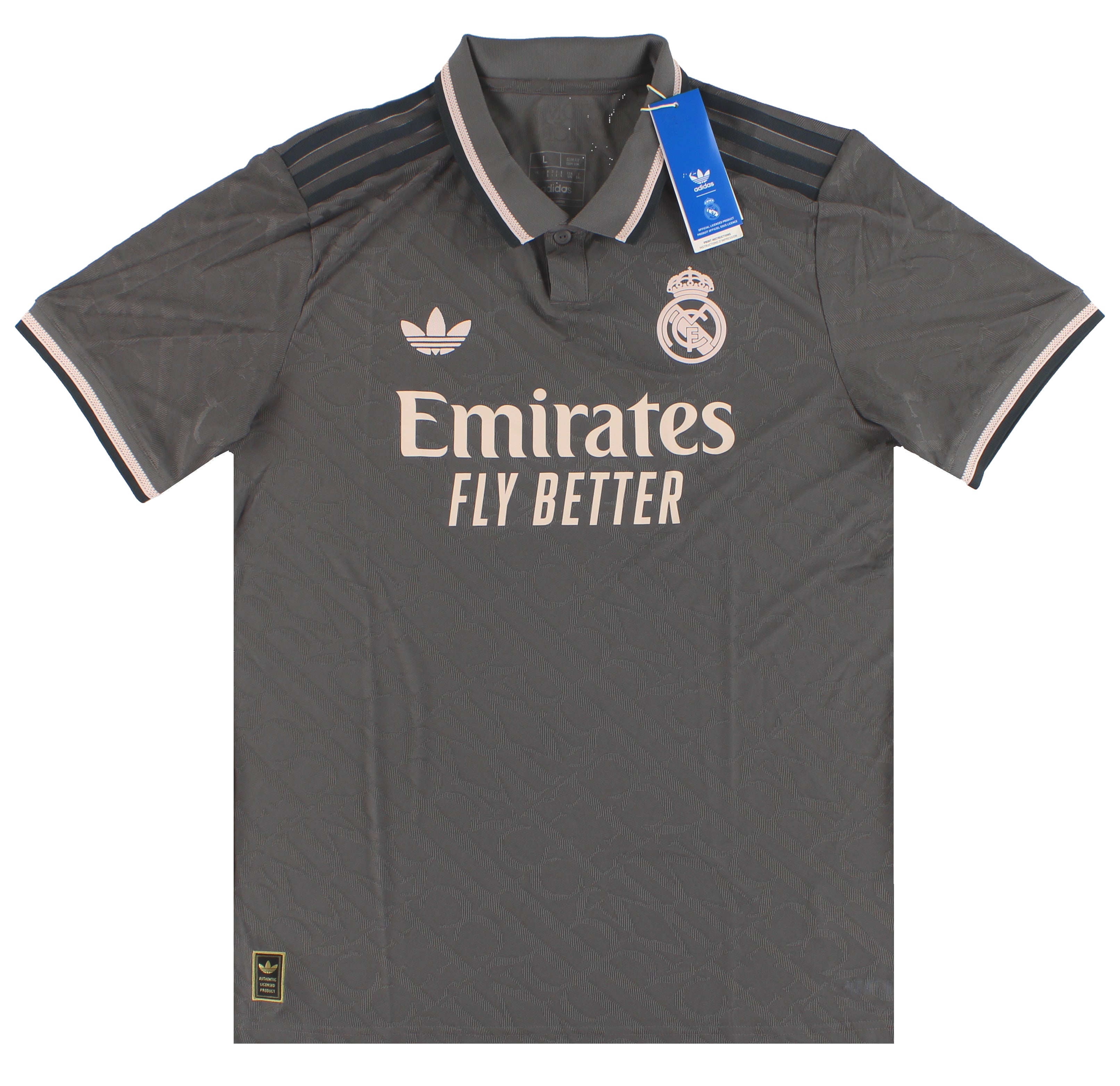 2024-25 Real Madrid adidas Authentic Third Football Shirt *BNIB*
