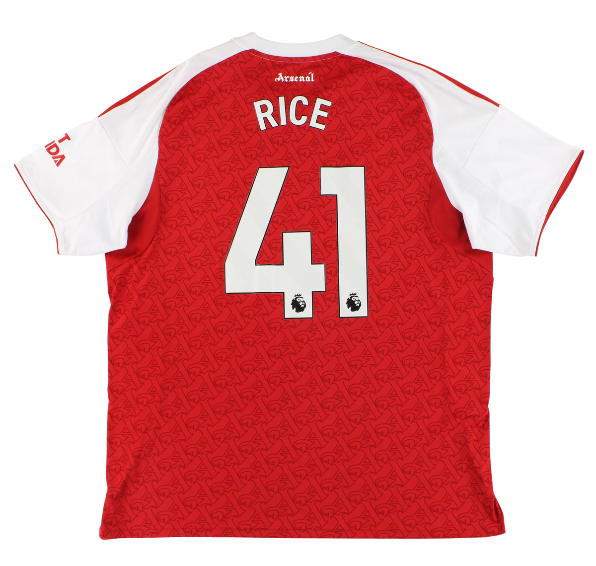 2025-26 Arsenal adidas Home Shirt Rice 41 XXL