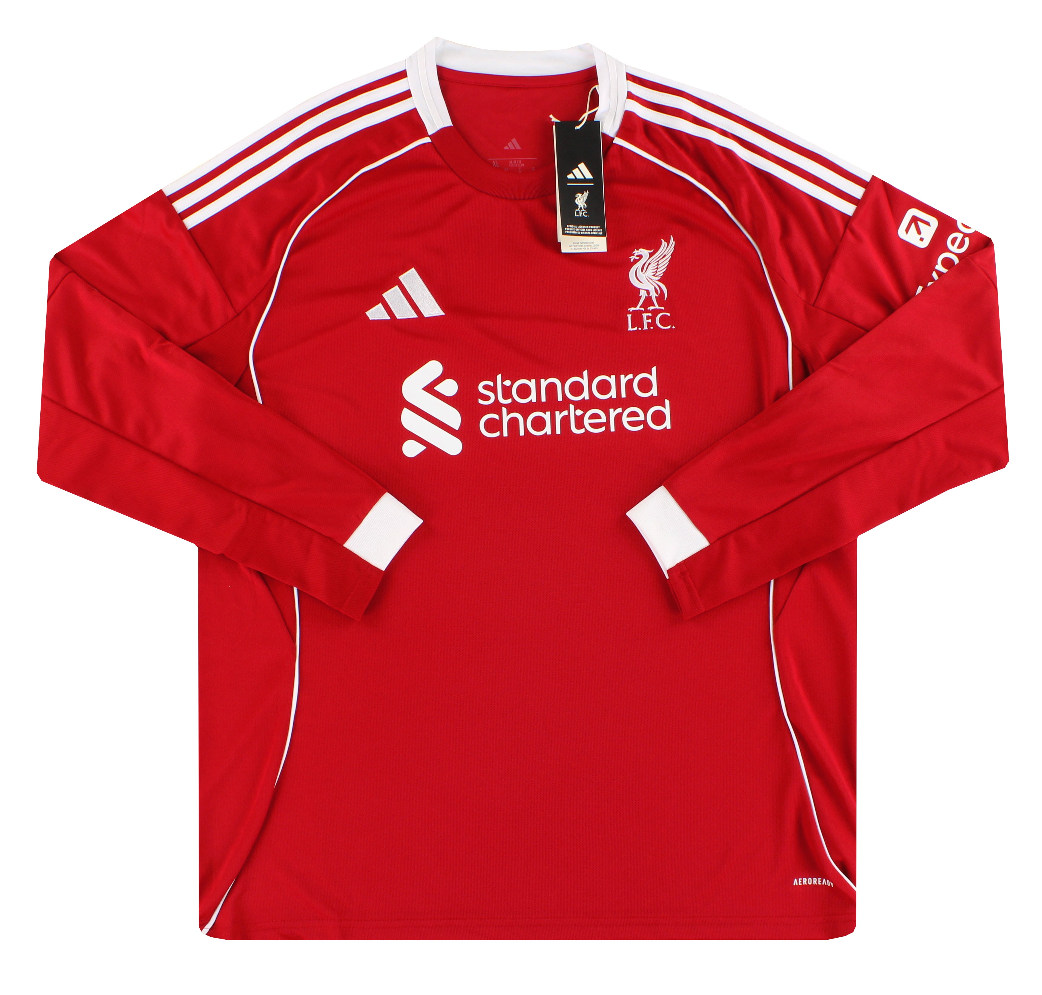 2025-26 Liverpool adidas Home Shirt L/S *BNIB*